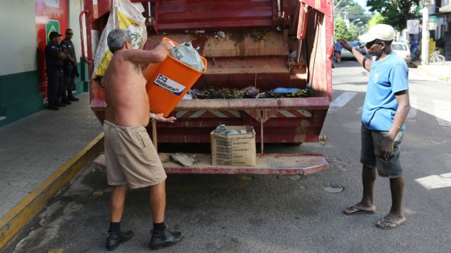 Caminhão de lixo de Itaocara, a primeira cidade governada pelo PSOL