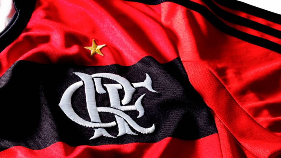 Detalhe da nova camisa do Flamengo