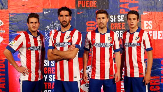 Camisa titular do Atlético de Madri para a temporada 2014/2015