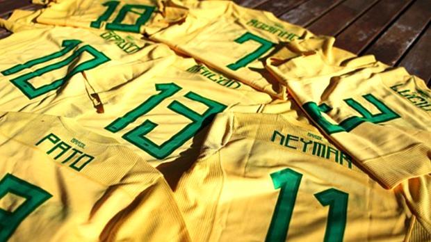Camisas da seleção brasileira na Copa América