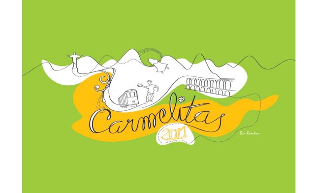 Carmelitas: o véu que caracteriza o bloco envolve a paisagem carioca de Bia Rondon
