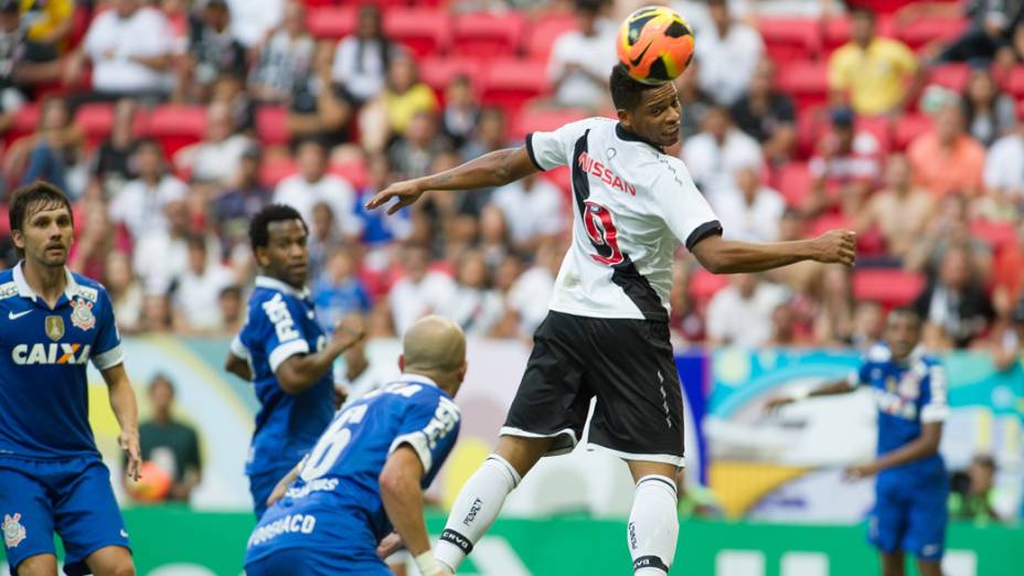 André durante partida entre Vasco x Corinthians, válida pelo Campeonato Brasileiro, realizada no Estádio Mané Garrincha