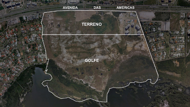 O campo de golfe das Olimpíadas ficará na Reserva de Marapendi, na Barra da Tijuca