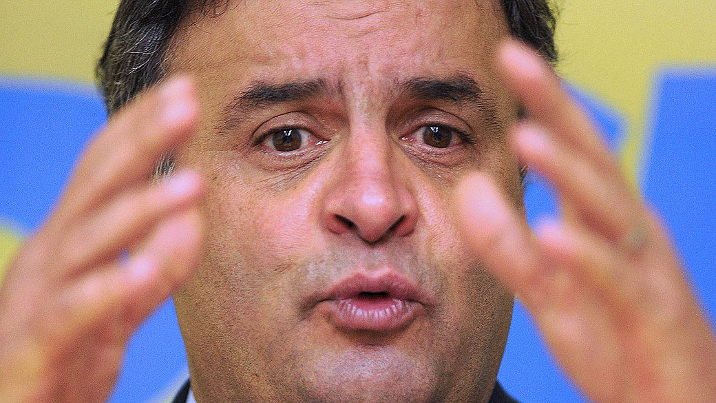 Pré-candidato do PSDB à Presidência da República, Aécio Neves