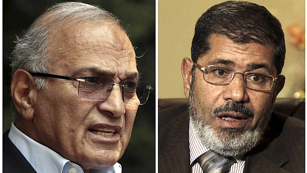 Ahmad Shafiq e Mohammed Mursi, candidatos no segundo turno das eleições