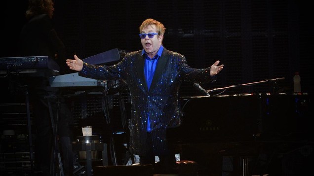 Apresentação de Elton John, em São Paulo