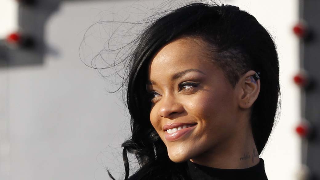A cantora Rihanna