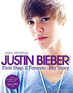 Capa da autobiografia de Justin Bieber