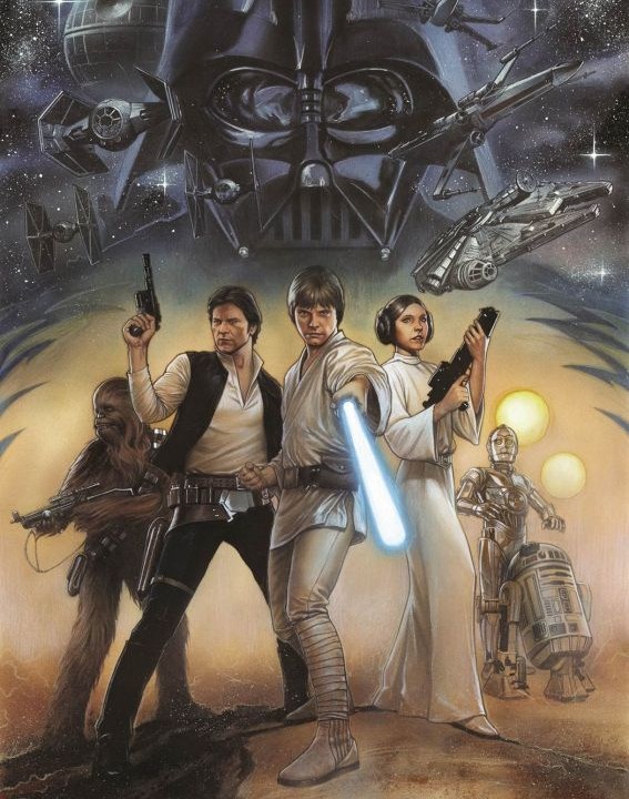 Capa da nova edição de da HQ 'Star Wars: Episódio IV – Uma Nova Esperança'