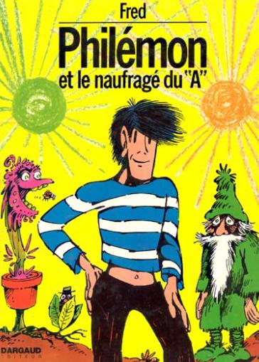 Capa de uma das HQs do personagem Philemon, do desenhista francês Fred