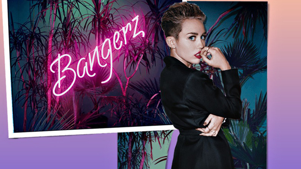 Capa do disco 'Bangerz', o quarto de estúdio da cantora Miley Cyrus