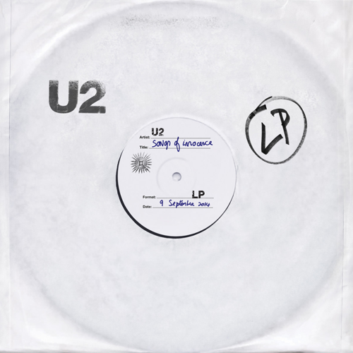 Capa do disco 'Songs of Innocence', do grupo U2
