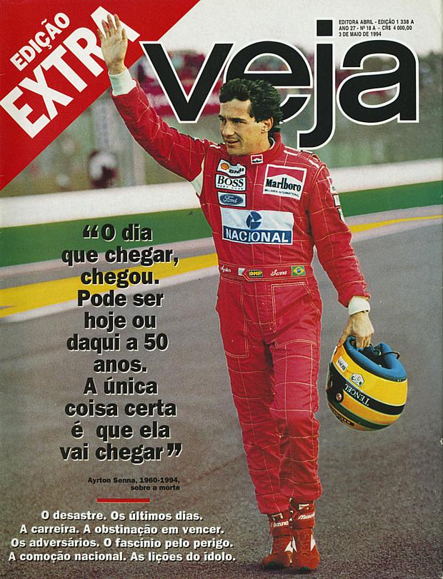 Capa da Edição Especial Ayrton Senna, de 3 de maio de 1994