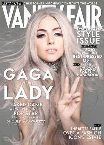 Capa da Lady Gaga na Vanity Fair