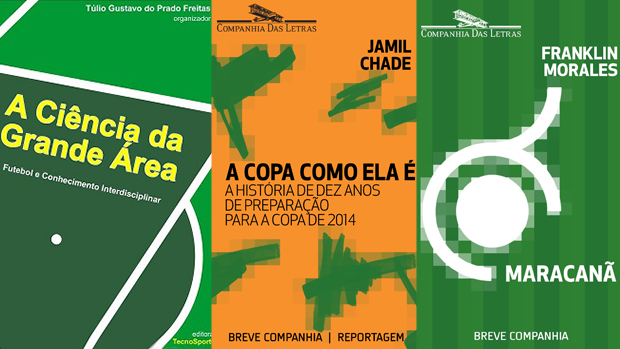 Capas de livros sobre futebol