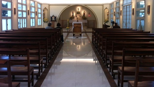 Capela do Hospital São Francisco de Assis, que será visitado pelo papa