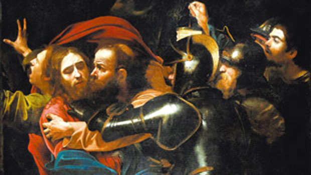 Quadro 'A Captura de Cristo', de Caravaggio