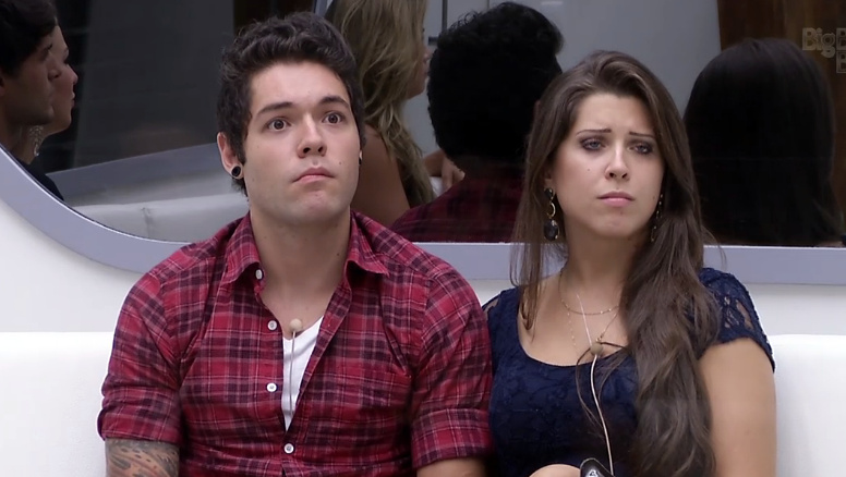 Nasser e Andressa: casal permanece na casa na fase decisiva do BBB 13