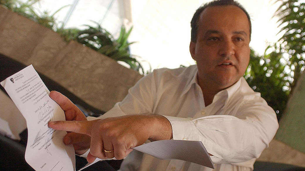 Empresário Carlos Augusto Ramos, conhecido como Carlinhos Cachoeira em 2005