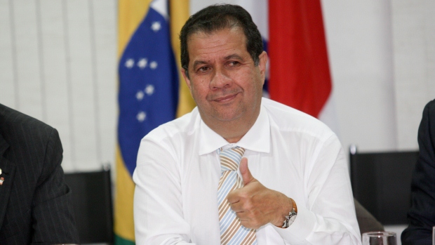 O ministro do Trabalho, Carlos Lupi, durante reunião do PDT em Brasília