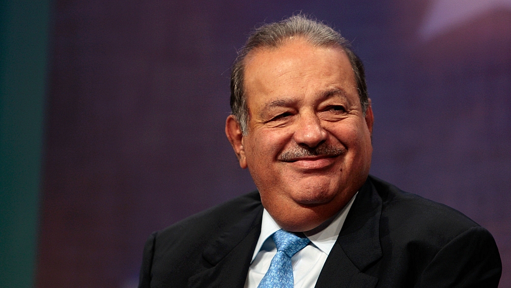 O empresário mexicano Carlos Slim