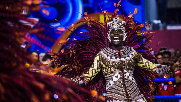 Desfile do Salgueiro pelo Grupo Especial do Carnaval do Rio de Janeiro, na de Marquês da Sapucaí