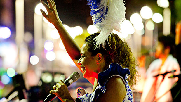 Daniela Mercury no Carnaval de Salvador, em 28/02/2014