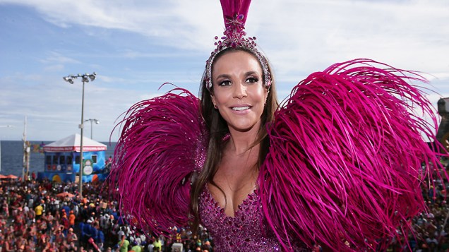 Ivete Sangalo no terceiro dia do carnaval de Salvador - 14/02/2015