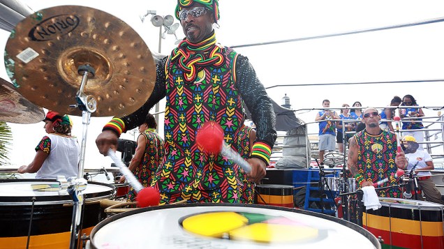 O Olodum, que sempre cantou a África, desfila no circuito (Barra/Ondina) - 15/02/2015