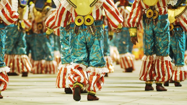 Desfile da Acadêmicos da Tucuruvi no sambódromo do Anhembi