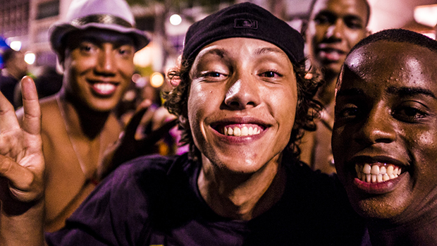 Foliões do bloco Banda de Ipanema, no Rio de Janeiro