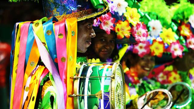 Escola de samba Império da Tijuca, durante Desfiles das Escolas de Sambas do Grupo Especial do Carnaval do Rio de Janeiro 2014