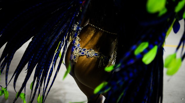 Desfile da Unidos de Vila Maria no Sambódromo do Anhembi, em São Paulo