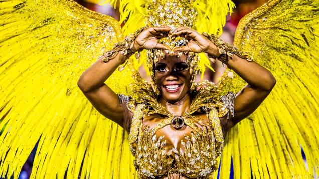 Musa da Unidos da Tijuca, campeã do Carnaval Rio de Janeiro 2014