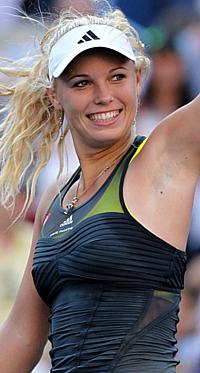 Caroline Wozniacki, durante torneio nos Estados Unidos em 2011