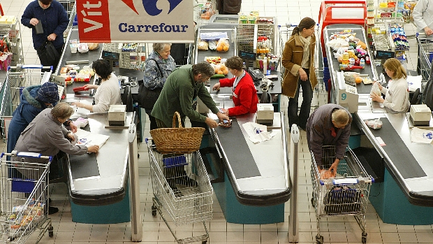 O Carrefour, que tem forte atuação na Europa, sofre com a estagnação econômica da região