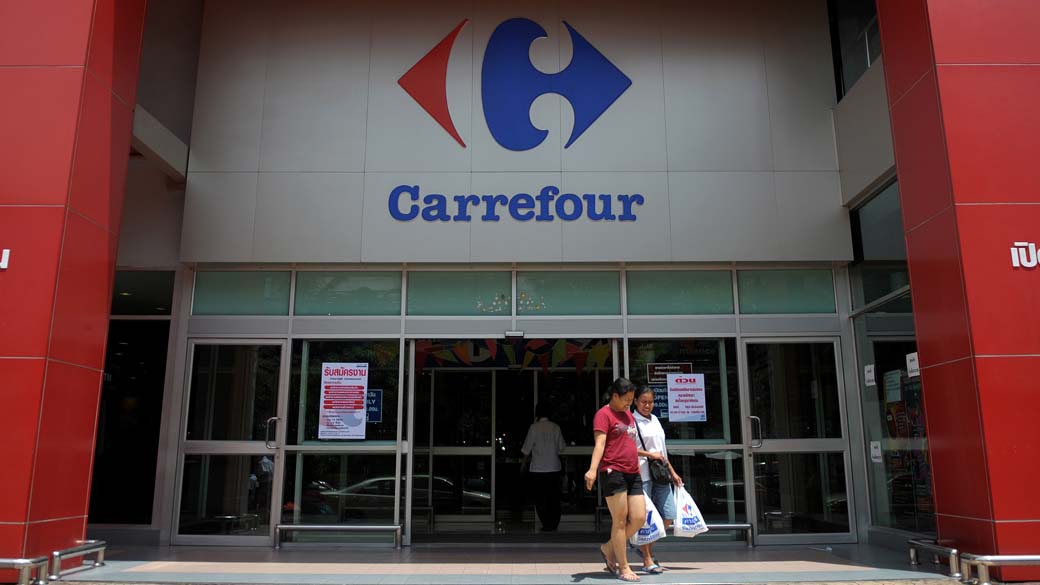Supermercado Carrefour na Tailândia