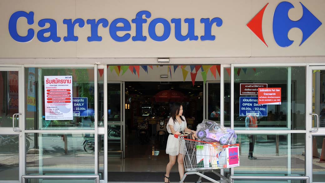 Supermercado Carrefour na Tailândia