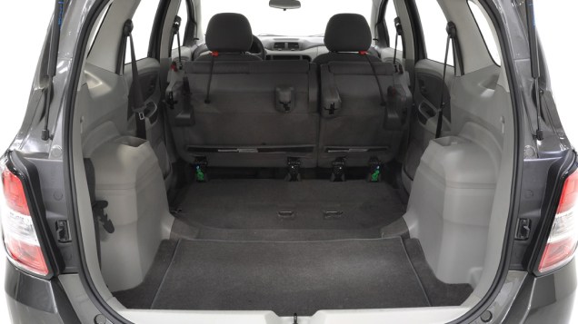 Spin, novo modelo da General Motors: porta-malas com capacidade para 1.668 litros com bancos rebatidos