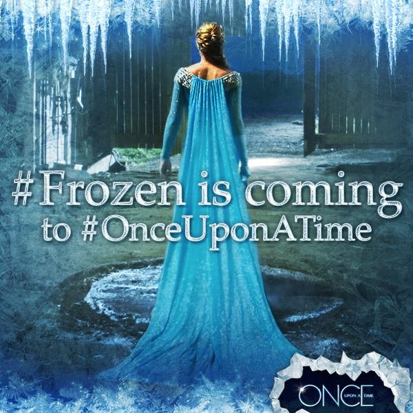 Cartaz da série de TV Once Upon a Time com Rainha Elsa de ‘Frozen