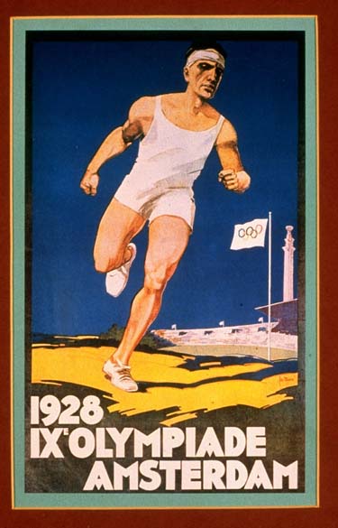 Cartaz das Olimpíadas de Amsterdã, Holanda 1928