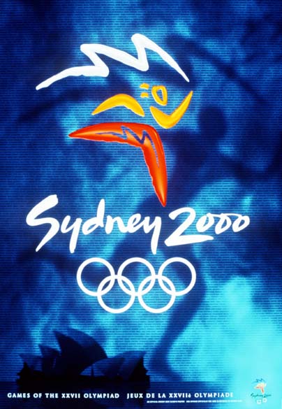 Cartaz das Olimpíadas de Sydney, Austrália 2000
