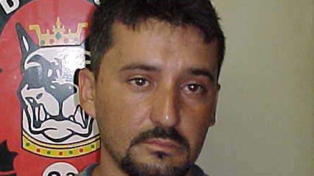 Marcos Roberto Bispo dos Santos, um dos assassinos do ex-prefeito de Santo André (SP), EM 2003