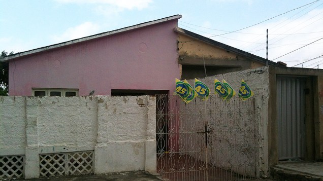 Banderolas do PSDB na cidade de Campina Grande, na Paraíba