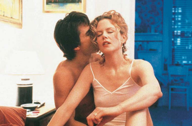 De Olhos Bem Fechados (1999) foi um dos filmes de maior sucesso do casal Tom Cruise e Nicole Kidman, casados entre 1990 e 2001.