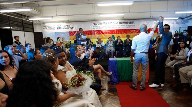 Casamento coletivo gay no Rio de Janeiro