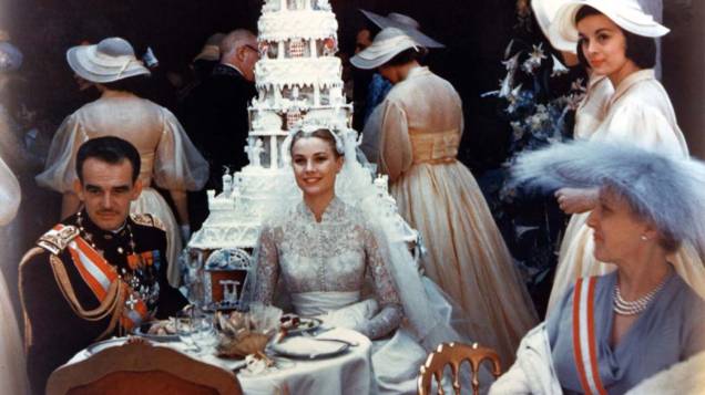 Casamento de Grace Kelly com o príncipe Rainier, Mônaco, 1956 Casamento de Grace Kelly com o príncipe Rainier, Mônaco, 1956