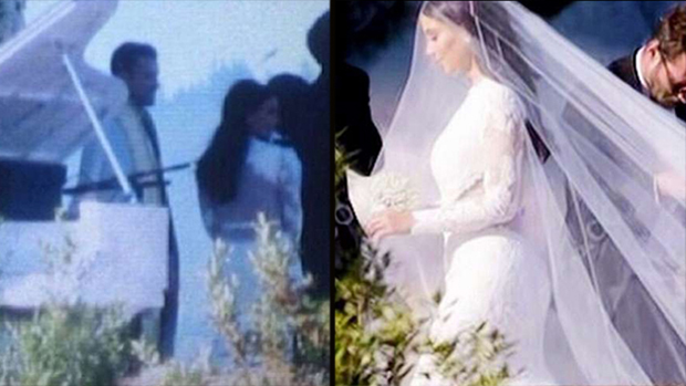 Kanye West e Kim Kardashian se casaram no Forte di Belvedere, em Florença