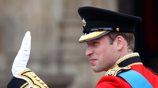 Príncipe William chegando na Abadia de Westminster