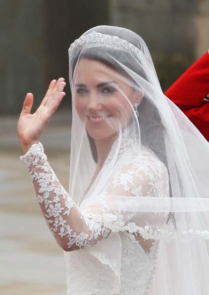 Kate Middleton na Abadia de Westminster